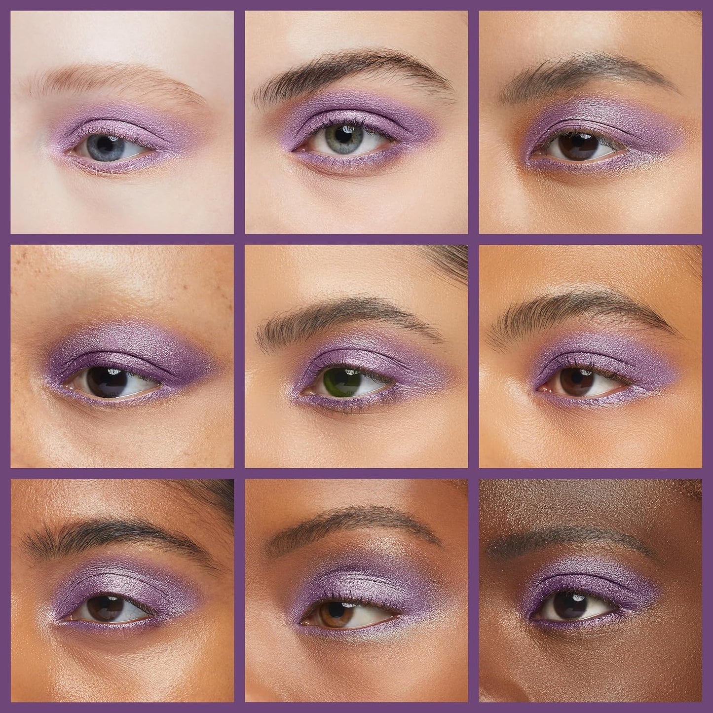 Mardi Gras Shimmering Purple Pink Violet Pressed Powder Single Vegan Eyeshadow; Talc, Paraben & Cruelty Free